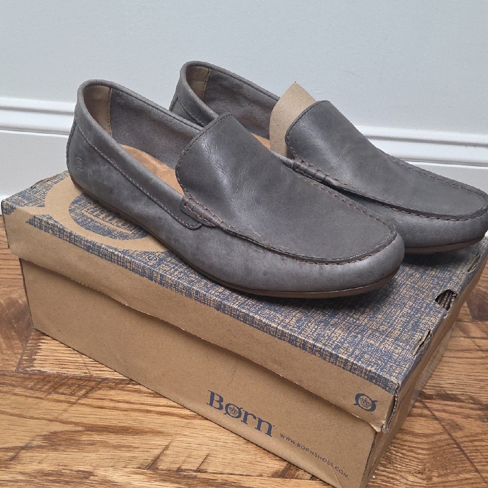 Men's Gray Loafers - Picture 2 of 5